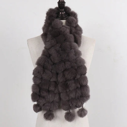POMPOM SCARF | RABBIT