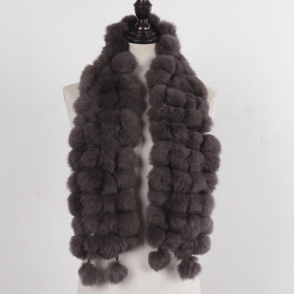 POMPOM SCARF | RABBIT