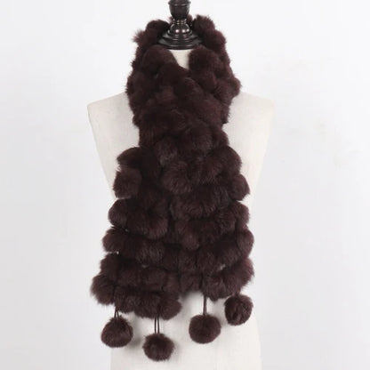 POMPOM SCARF | RABBIT