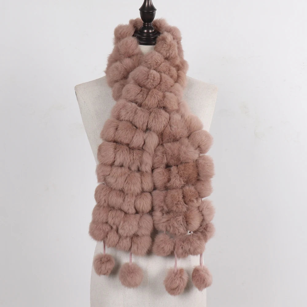 POMPOM SCARF | RABBIT