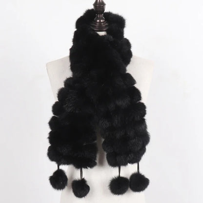 POMPOM SCARF | RABBIT