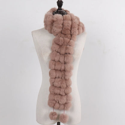 POMPOM SCARF | RABBIT