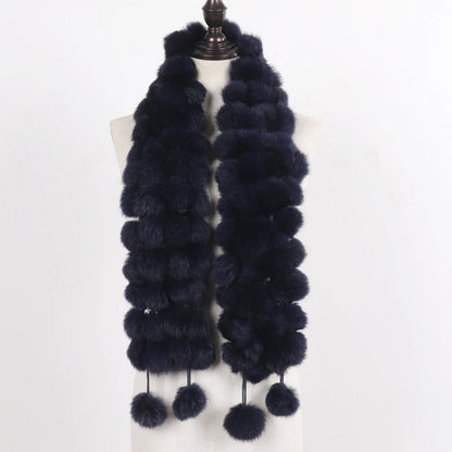 POMPOM SCARF | RABBIT