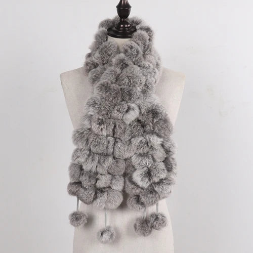 POMPOM SCARF | RABBIT