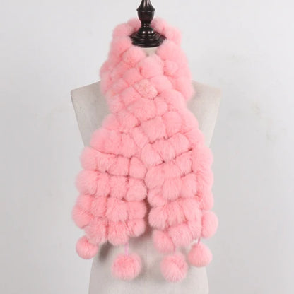 POMPOM SCARF | RABBIT