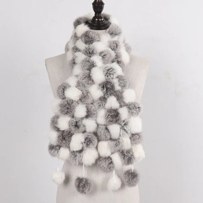 POMPOM SCARF | RABBIT