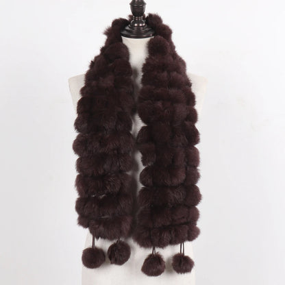 POMPOM SCARF | RABBIT