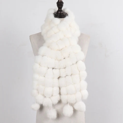 POMPOM SCARF | RABBIT