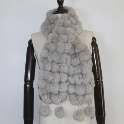 POMPOM SCARF | RABBIT